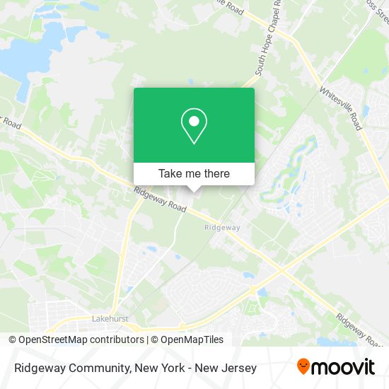 Ridgeway Community map