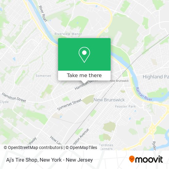 Aj's Tire Shop map