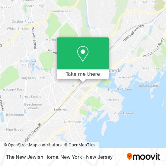 Mapa de The New Jewish Home