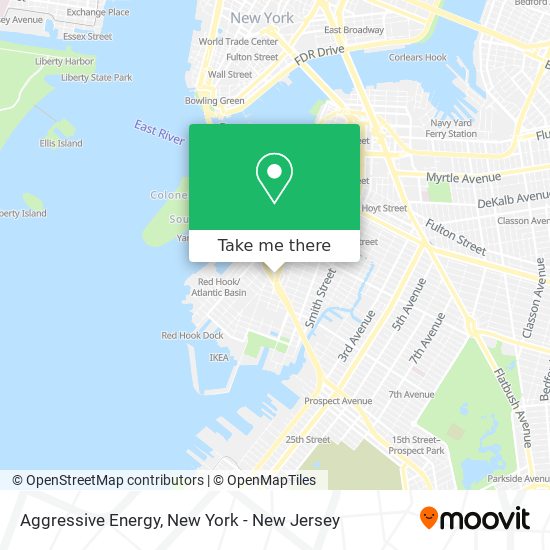Mapa de Aggressive Energy