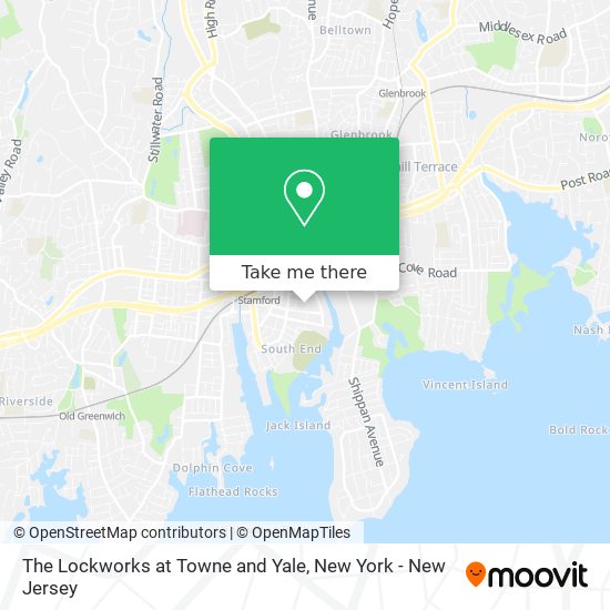 The Lockworks at Towne and Yale map