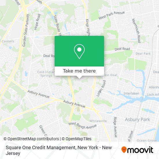 Mapa de Square One Credit Management