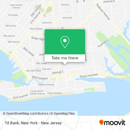 Td Bank map