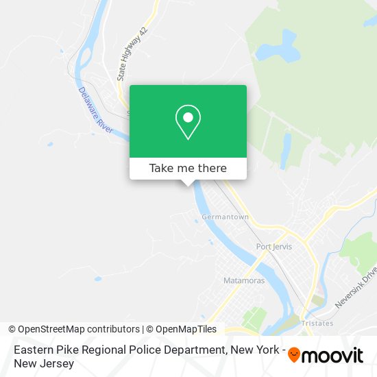 Mapa de Eastern Pike Regional Police Department