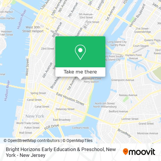 Mapa de Bright Horizons Early Education & Preschool