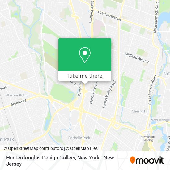 Mapa de Hunterdouglas Design Gallery