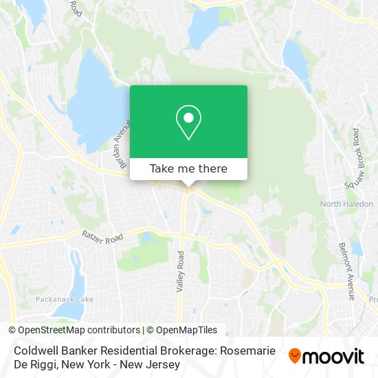 Mapa de Coldwell Banker Residential Brokerage: Rosemarie De Riggi