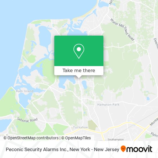 Peconic Security Alarms Inc. map