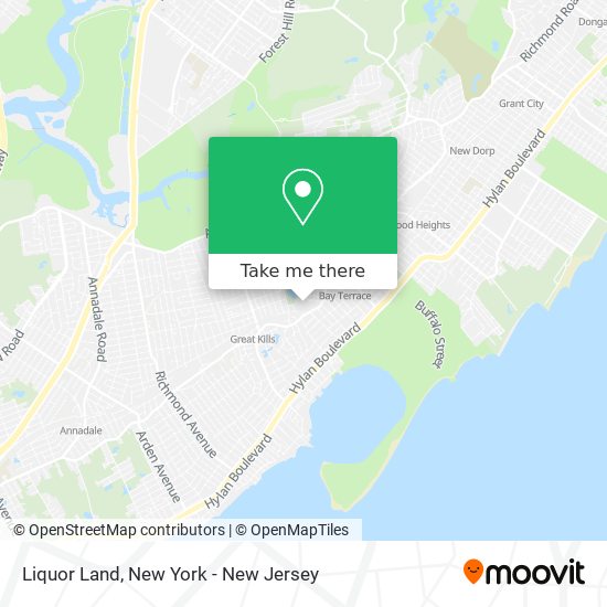 Liquor Land map