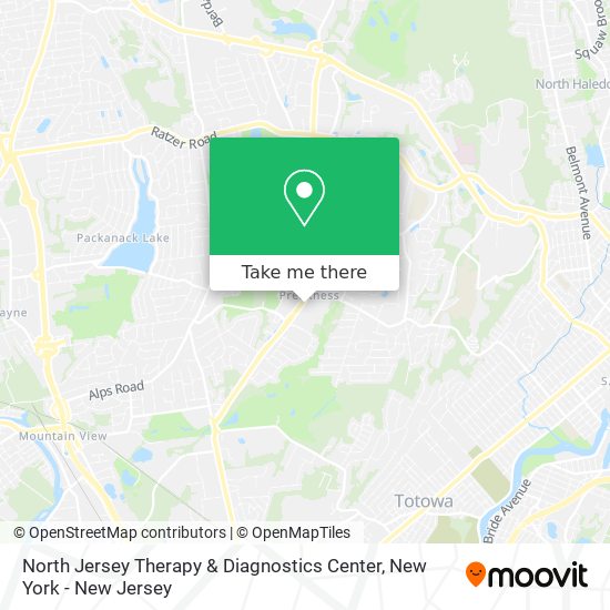 North Jersey Therapy & Diagnostics Center map