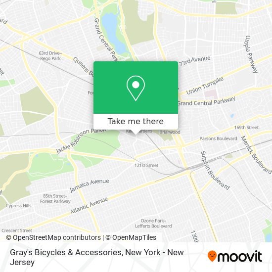 Mapa de Gray's Bicycles & Accessories