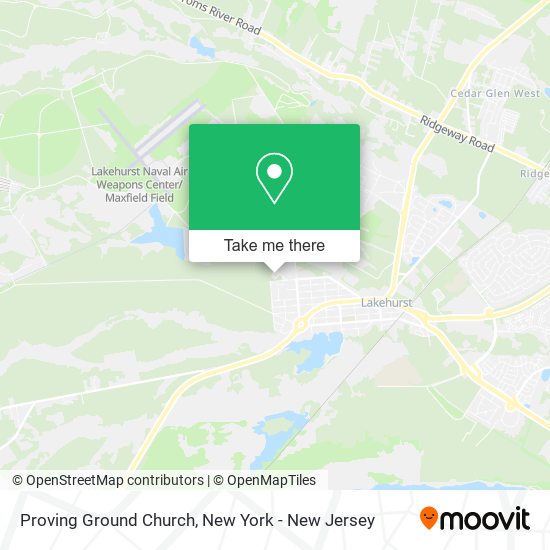 Proving Ground Church map