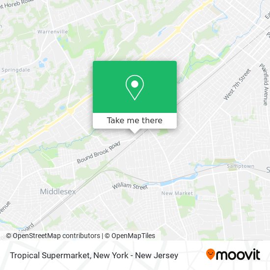 Mapa de Tropical Supermarket