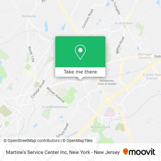Martine's Service Center Inc map
