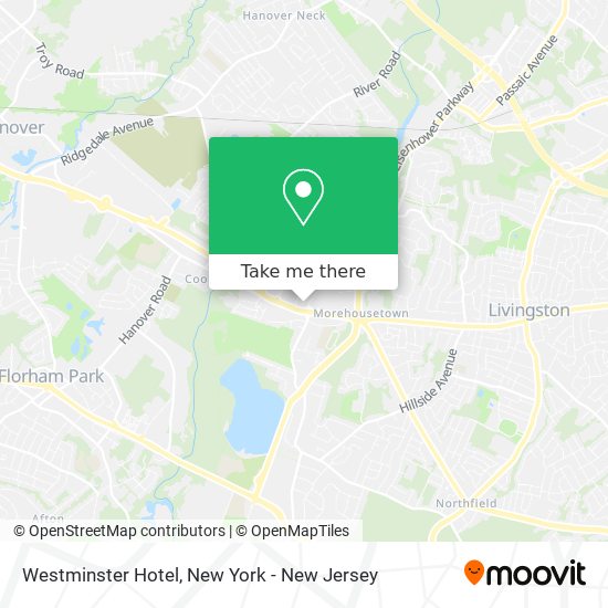 Westminster Hotel map