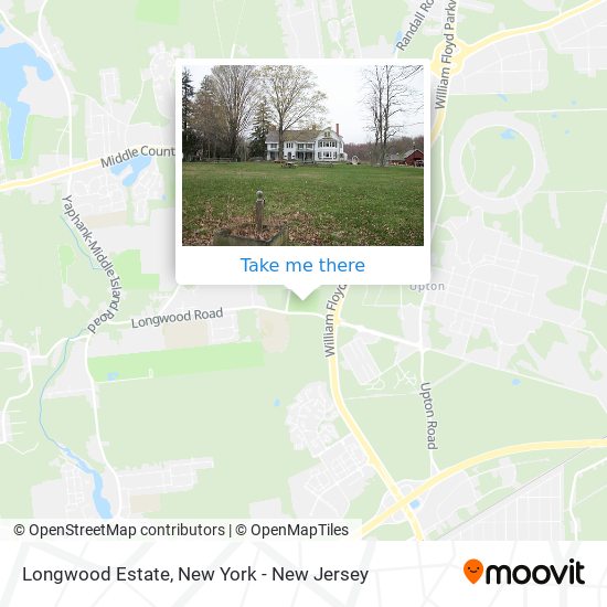 Longwood Estate map