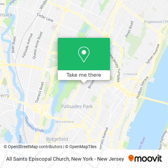 Mapa de All Saints Episcopal Church