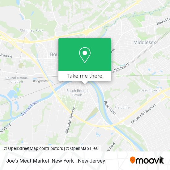 Mapa de Joe's Meat Market