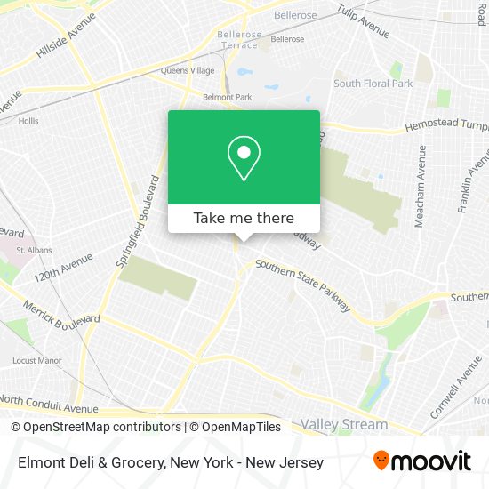 Mapa de Elmont Deli & Grocery