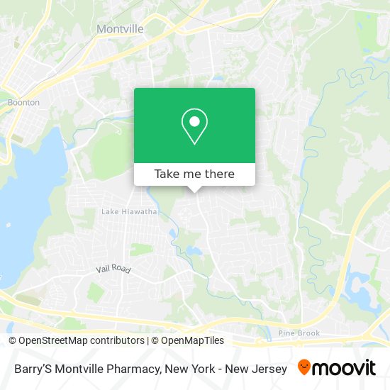 Barry’S Montville Pharmacy map