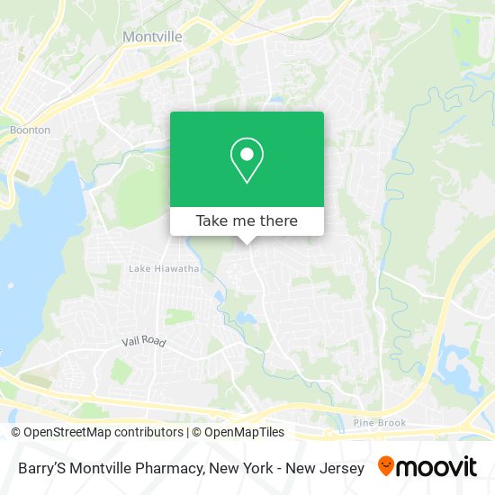 Mapa de Barry’S Montville Pharmacy