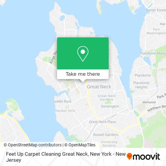 Mapa de Feet Up Carpet Cleaning Great Neck