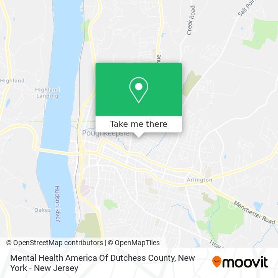 Mapa de Mental Health America Of Dutchess County