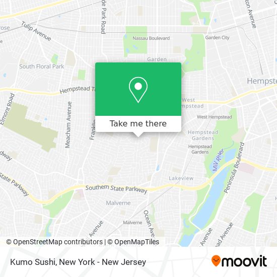 Kumo Sushi map