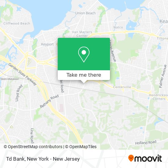 Td Bank map