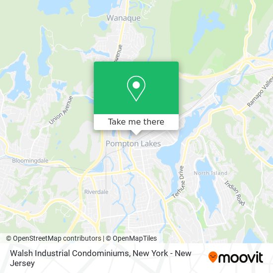 Walsh Industrial Condominiums map