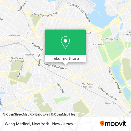Wang Medical map