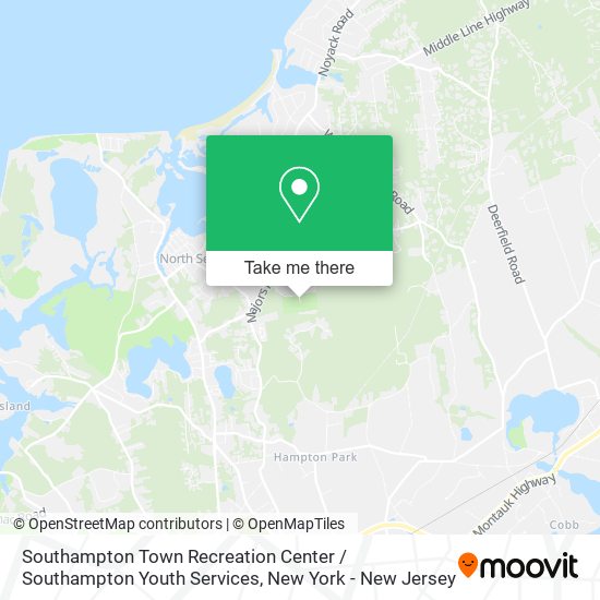 Southampton Town Recreation Center / Southampton Youth Services map