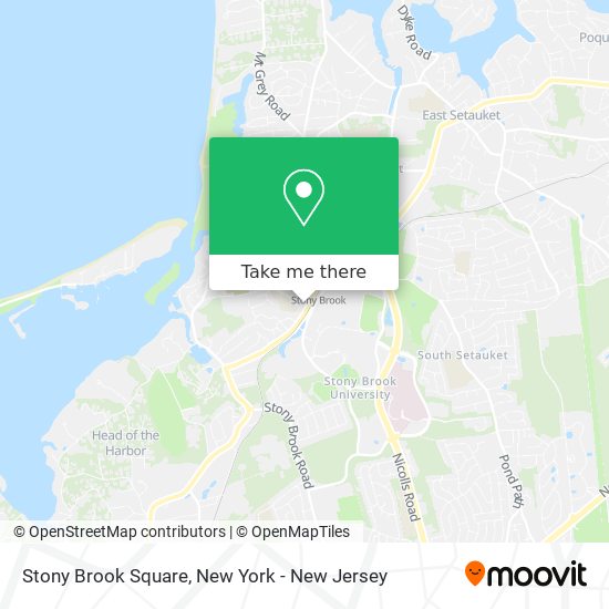 Mapa de Stony Brook Square