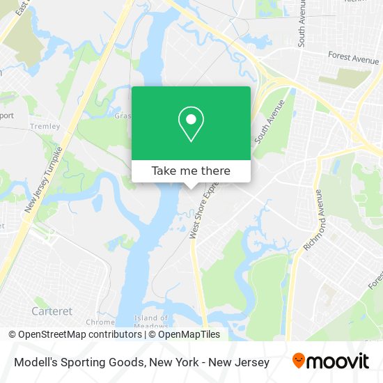 Mapa de Modell's Sporting Goods