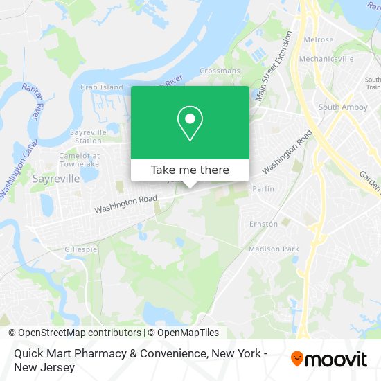 Mapa de Quick Mart Pharmacy & Convenience