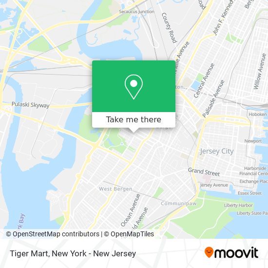 Tiger Mart map