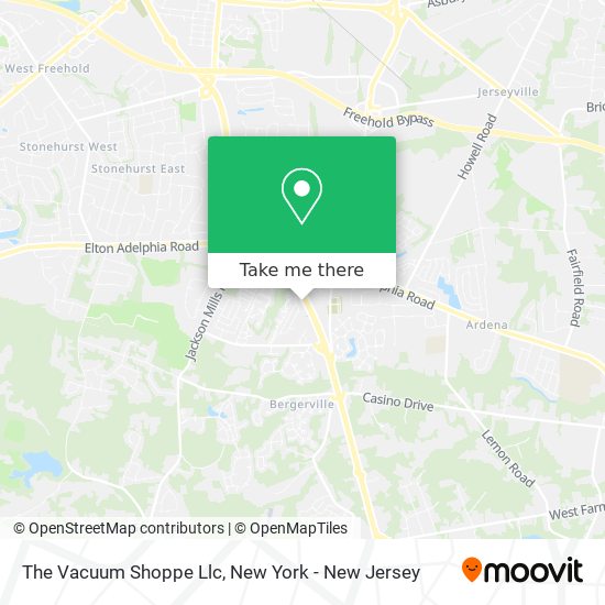 Mapa de The Vacuum Shoppe Llc