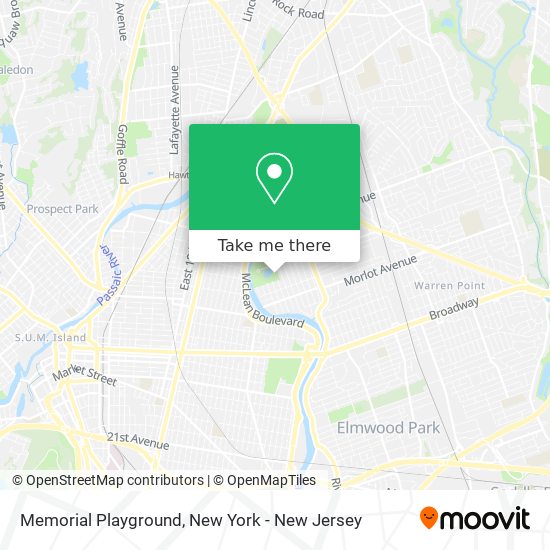 Memorial Playground map