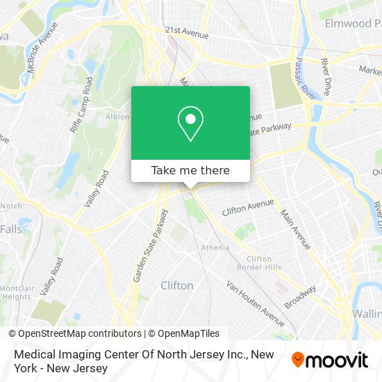 Medical Imaging Center Of North Jersey Inc. map