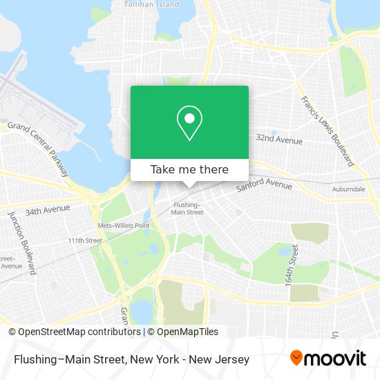Mapa de Flushing–Main Street