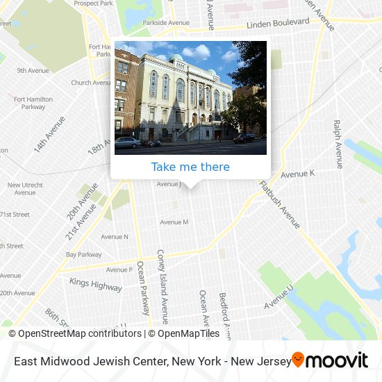 Mapa de East Midwood Jewish Center