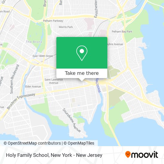 Holy Family School map