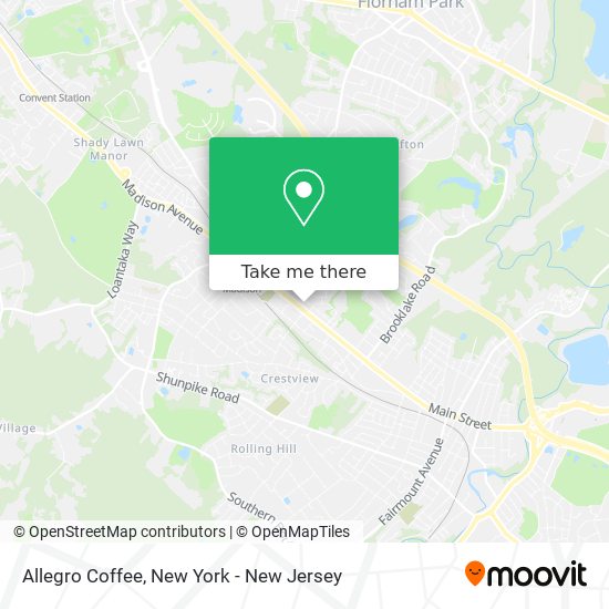 Allegro Coffee map