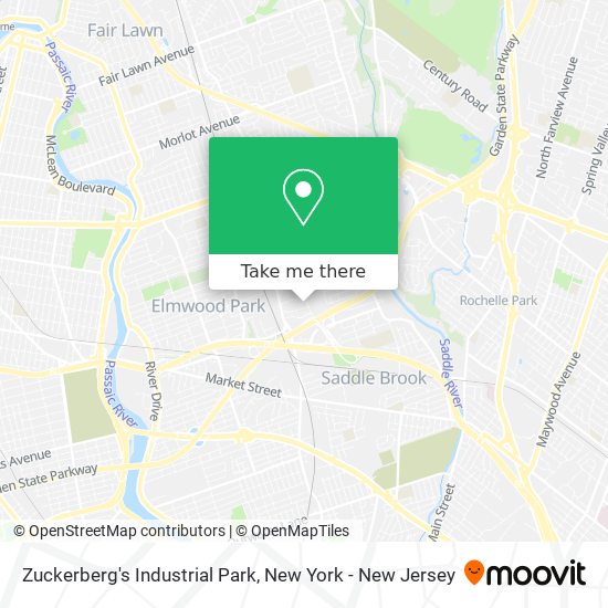 Zuckerberg's Industrial Park map
