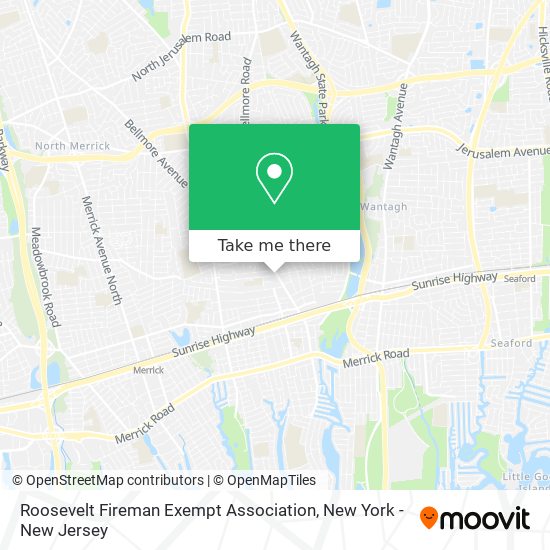 Roosevelt Fireman Exempt Association map