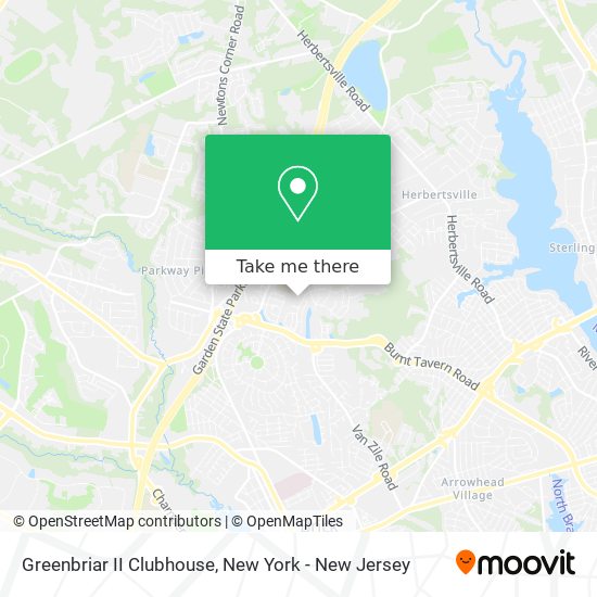 Greenbriar II Clubhouse map