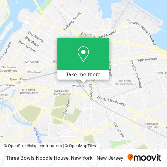 Three Bowls Noodle House map