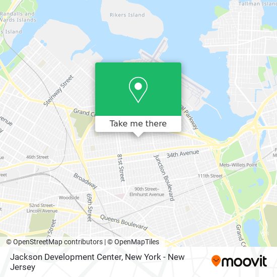 Jackson Development Center map