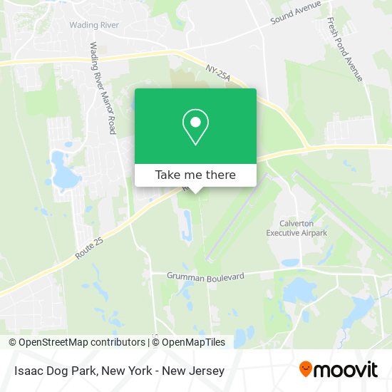 Isaac Dog Park map