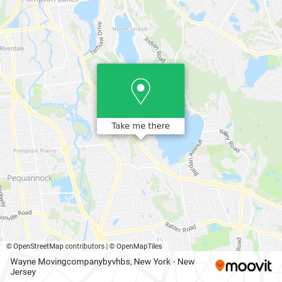 Wayne Movingcompanybyvhbs map